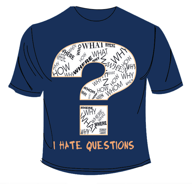 AB 023: I hate questions tee